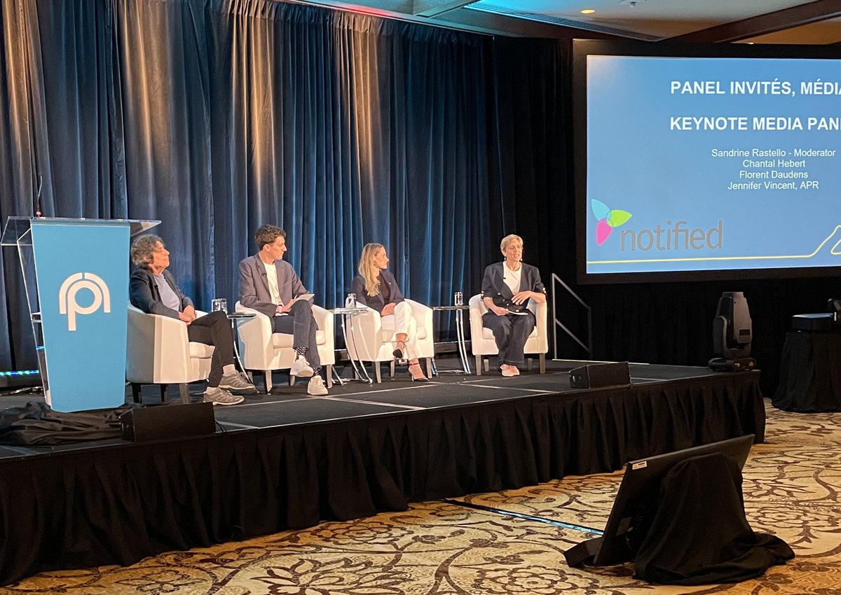 Jane Antoniak (@keego1) on Twitter photo “A machine cannot ask itself the question ‘is it important’ but the journalist does that all the time” <a href="/fdaudens/">Florent Daudens</a> on AI and media relations <a href="/CPRSNational/">CPRS National</a> conference media panel. We need ongoing trusting relationships with the media. #PublicRelations “A machine cannot ask itself the question ‘is it important’ but the journalist does that all the time” <a href="/fdaudens/">Florent Daudens</a> on AI and media relations <a href="/CPRSNational/">CPRS National</a> conference media panel. We need ongoing trusting relationships with the media. #PublicRelations