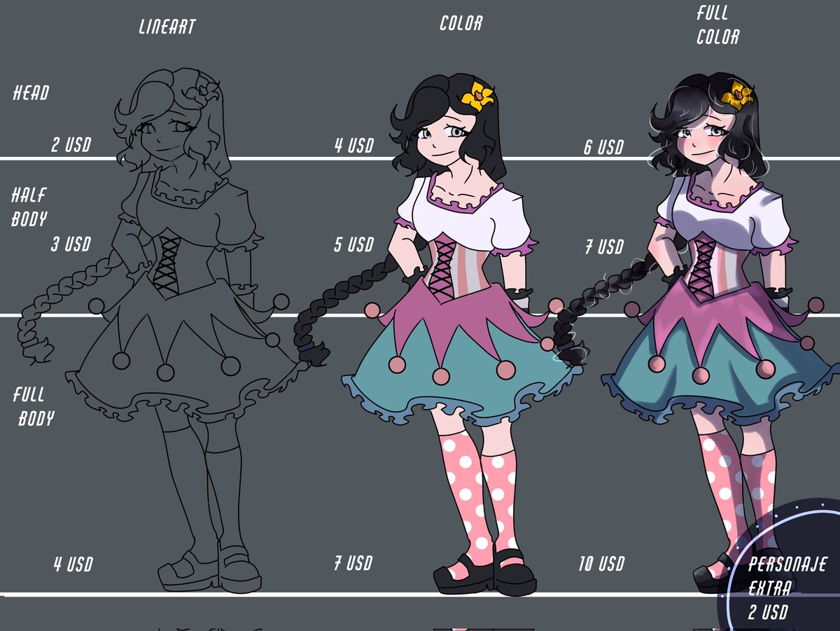 YAMELY_GAR's tweet photo. Las comiciones están oficialmentemente abiertas.

También puedo hacer anime fanart. ✨
Si están interesados pueden mandar mensaje por privado uwu.
#murderdronesfanarts
#animefanart
#comicionesabiertas
#opencomussions https://t.co/bexCVuYM18