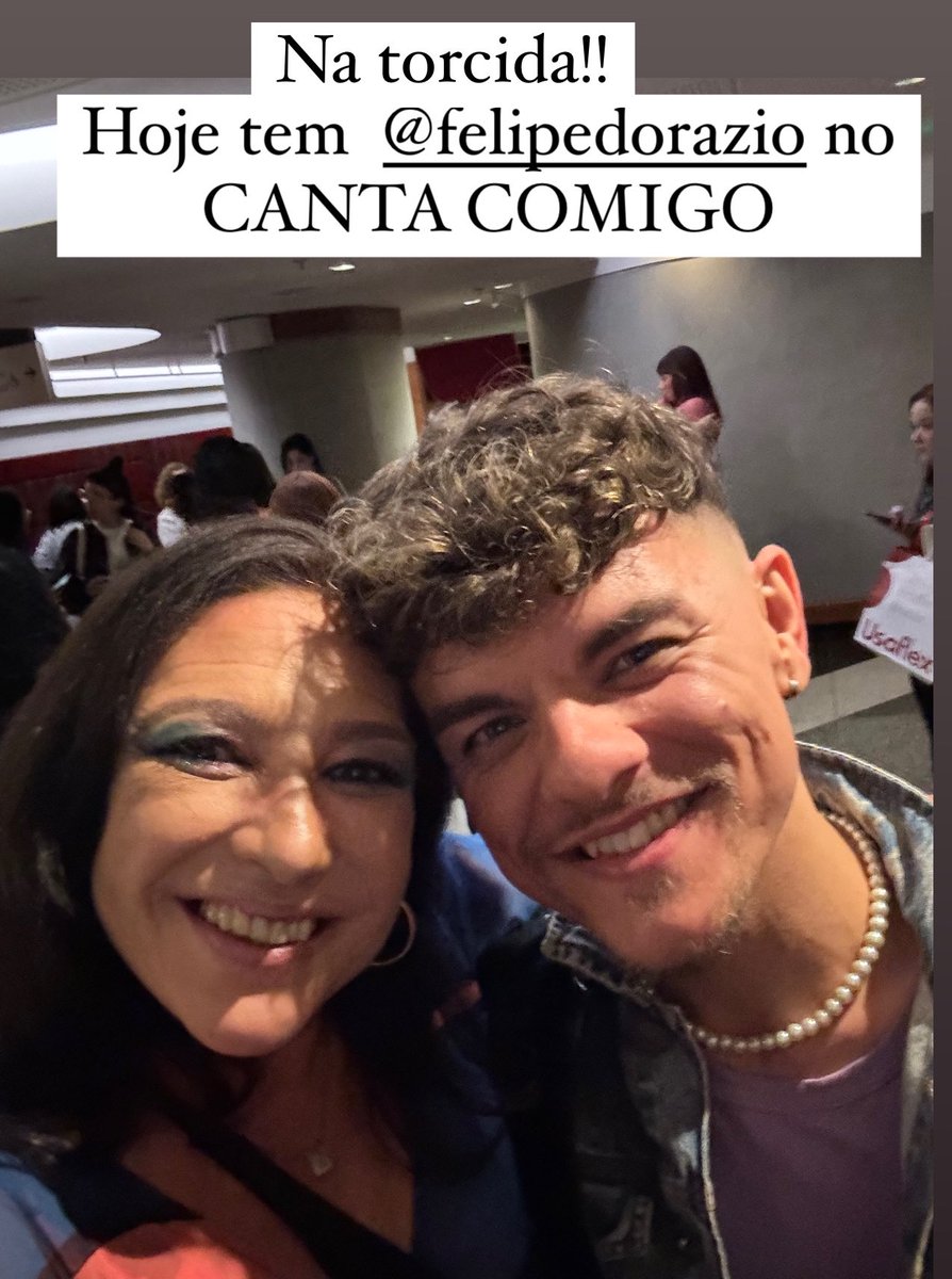 SilvanaGuardino's tweet photo. Gente … hoje também tem @FelipeDorazio no Canta Comigo!!! https://t.co/rCnA4zdYZI