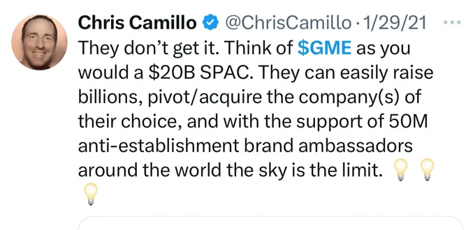 media posted by @ChrisCamillo with this call