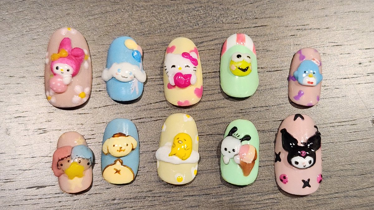 tinyfai's tweet image. so i've started doing nails
