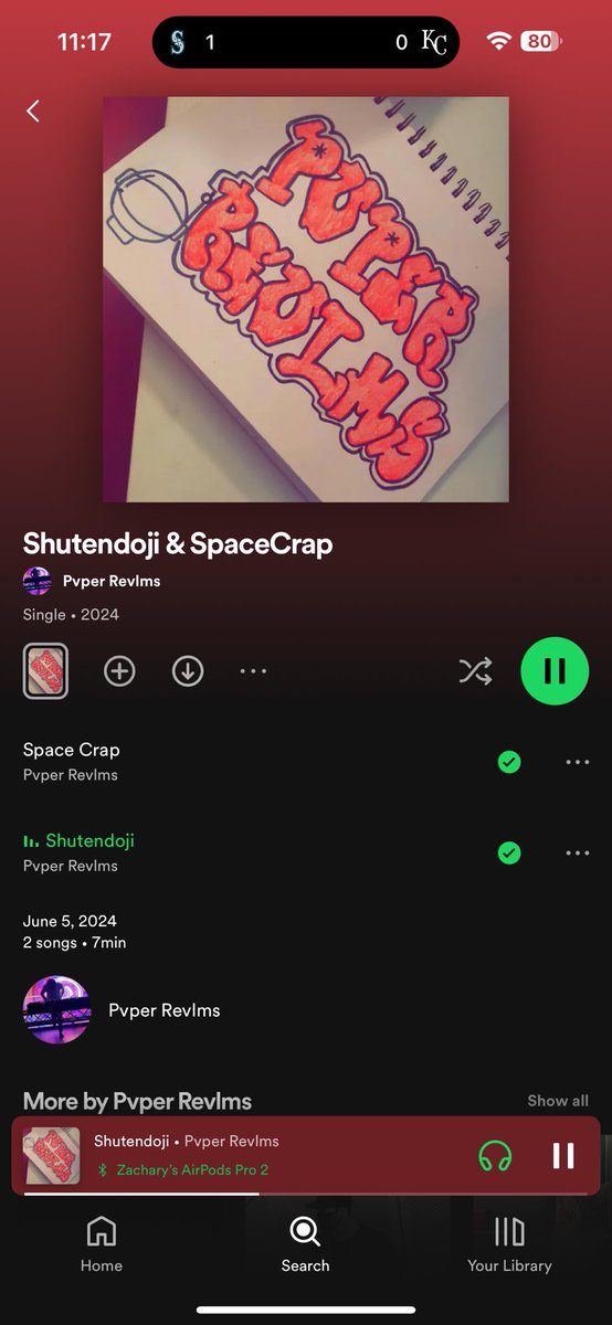 ZachHRE's tweet photo. @pvperrevlms your new tracks are 🔥🔥 “here’s some more space bullshit” 😂 love it! https://t.co/Og2s1WSvjN