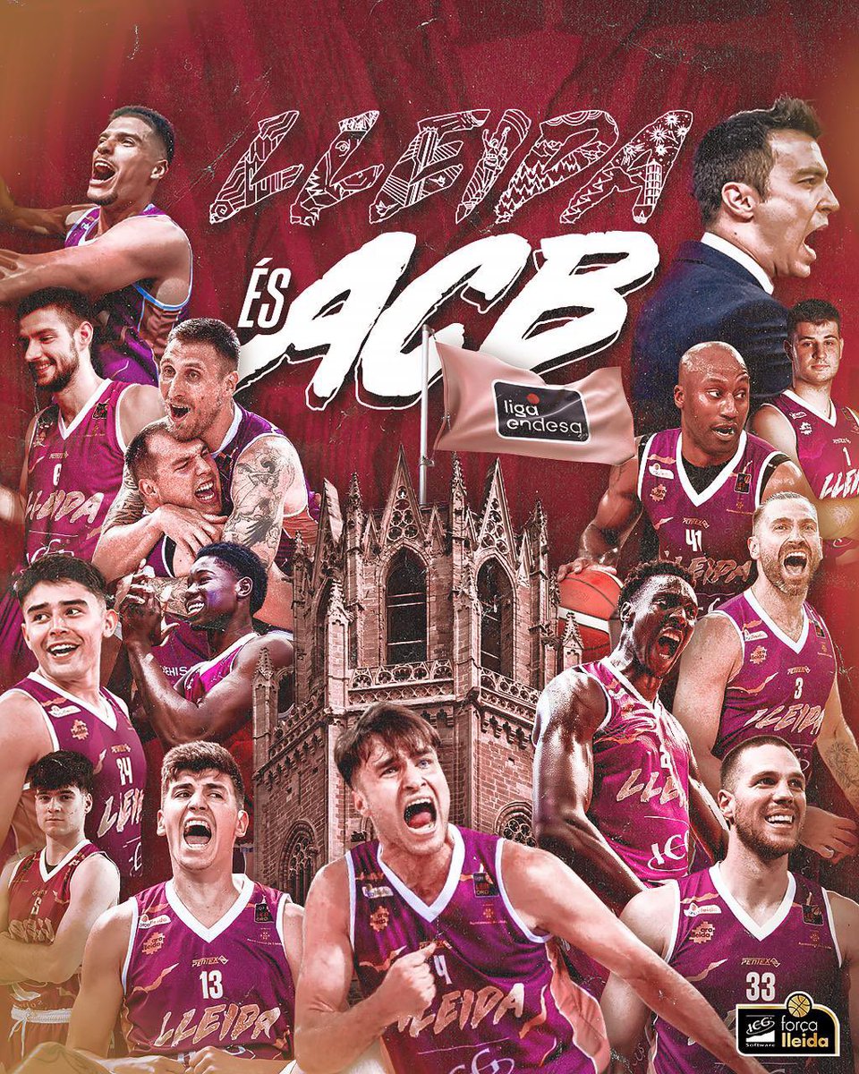 PauSMM_'s tweet photo. ENHORABONA @flleida 🏀🏀🏀
Tornem a ser ACB!!!
#HemTornat #f4leboro #forçalleida #lebor #leboro #lleida #ponent #terraferma #ACB https://t.co/dNBo7cSJat