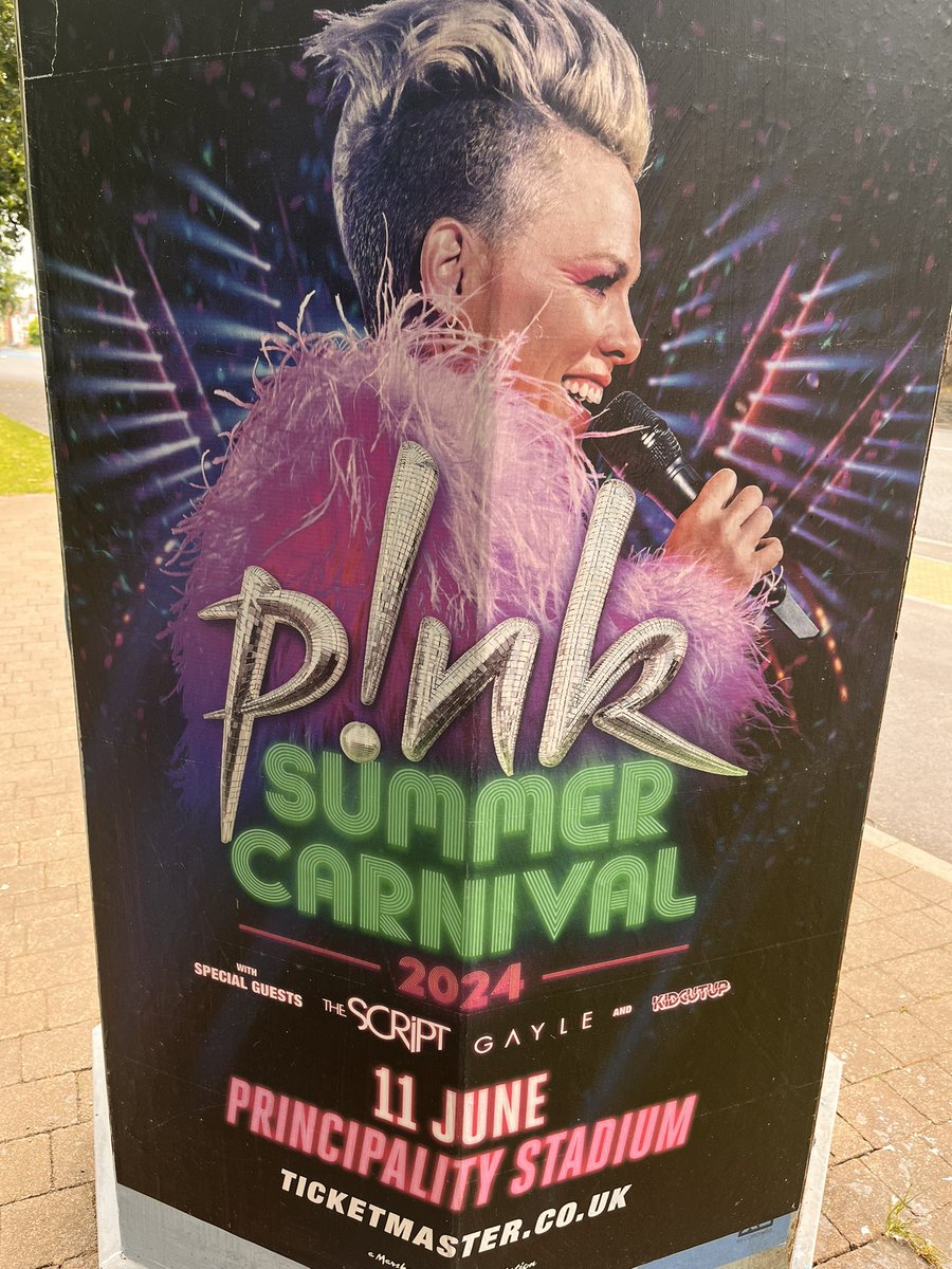 The anticipation and excitement is rising…. <a href="/Pink/">P!nk</a> #summercarnivaltour <a href="/millenniumstad/">Principality Stadium</a> T-2 days! What the actual f**k!