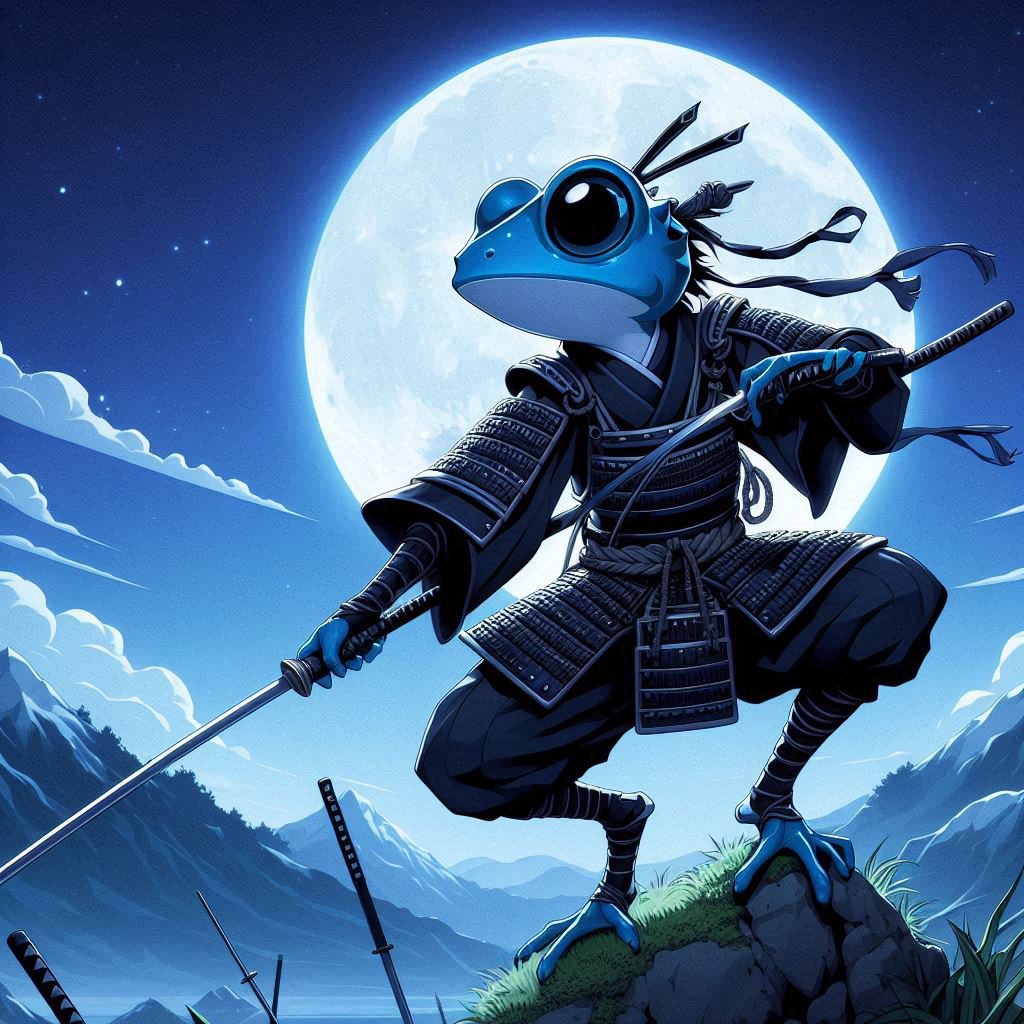 nfttrappin's tweet image. #Toby the #DigitalSamurai. Slayer of memes.