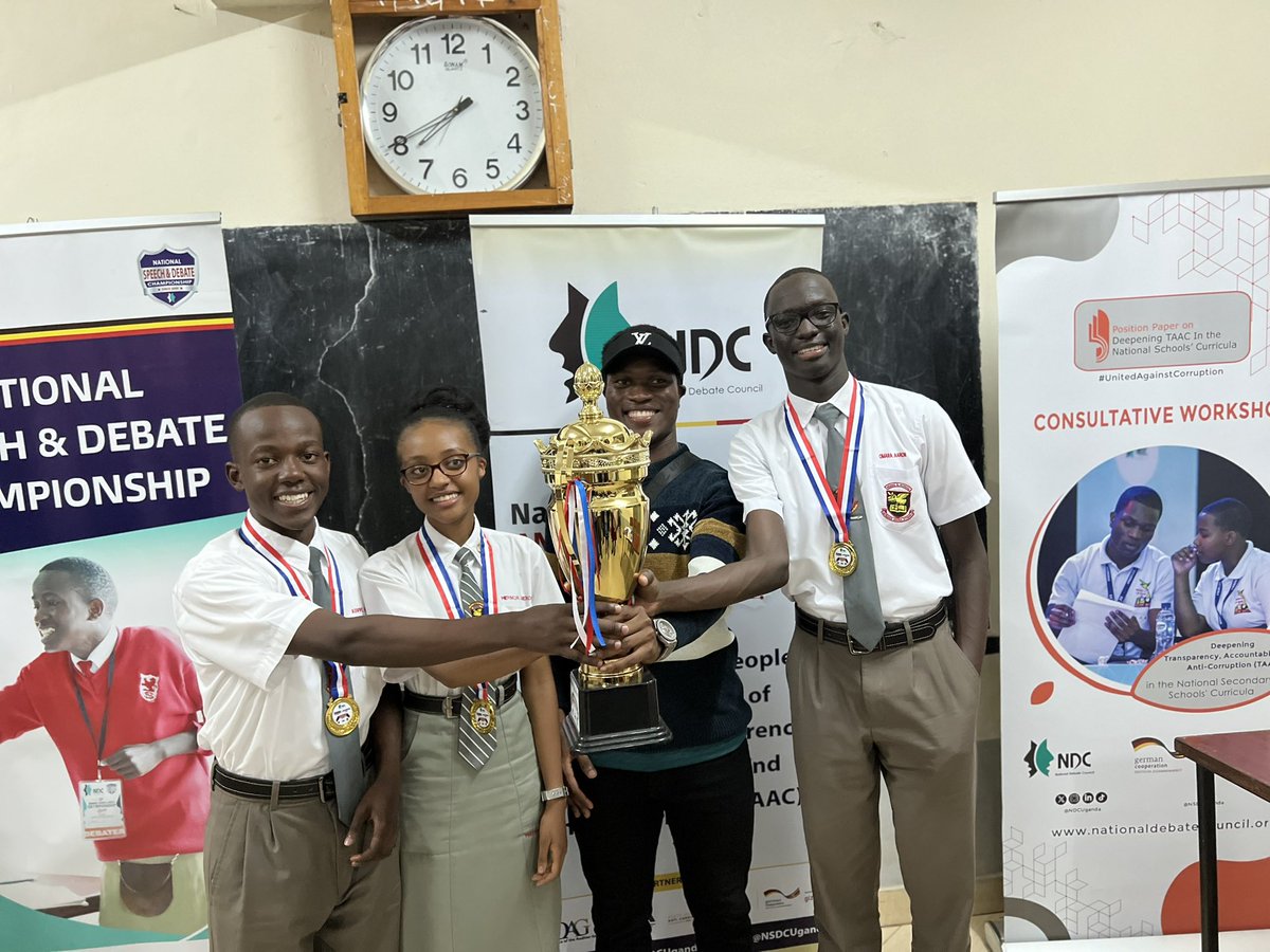 Joo (@b_jonard1) on Twitter photo Congratulations team
<a href="/MengoAlumni/">MOSA</a> <a href="/Mengo_School/">Mengo Senior School</a> <a href="/NDCUganda/">National Debate Council, Uganda (NDC)</a> <a href="/AsmeromHermon/">Hermon Asmerom</a> Congratulations team
<a href="/MengoAlumni/">MOSA</a> <a href="/Mengo_School/">Mengo Senior School</a> <a href="/NDCUganda/">National Debate Council, Uganda (NDC)</a> <a href="/AsmeromHermon/">Hermon Asmerom</a>
