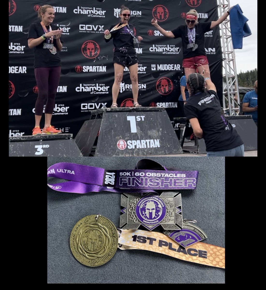 Last weekend I took on my first <a href="/SpartanRace/">spartan</a> 50K Ultra in Montana. My only goal was to finish the race. What happened next I never expected! 

#1stPlace #SpartanUnbreakable #SpartanBrandAmbassador #UnbreakableStreetTeam #WomenOfOCR #UltraMarathon