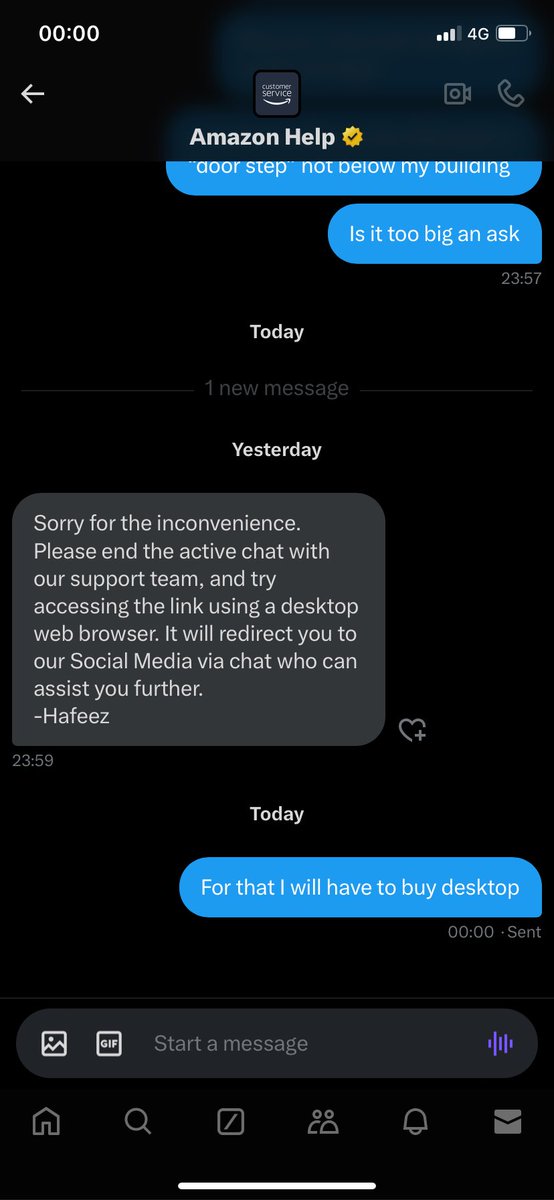 notGeetanjali's tweet photo. @AmazonHelp @amazonIN @JeffBezos Your support team wants me to buy desktop https://t.co/n79lpjRlbu