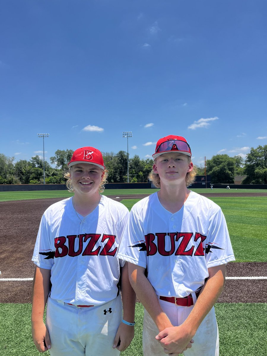 RBIbaseballTx's tweet photo. 🚨Co-Players of the Game🚨

(Left) : Weston Notley
6IP, 0ER, 3H
China Spring High School 2026

(Right) : Colton Wilson
1-2, RBI, RS
Live Oak High School 2025

@blbawaco 18U George - 6
BVR 17U White - 0 https://t.co/RIFIc7jvVv