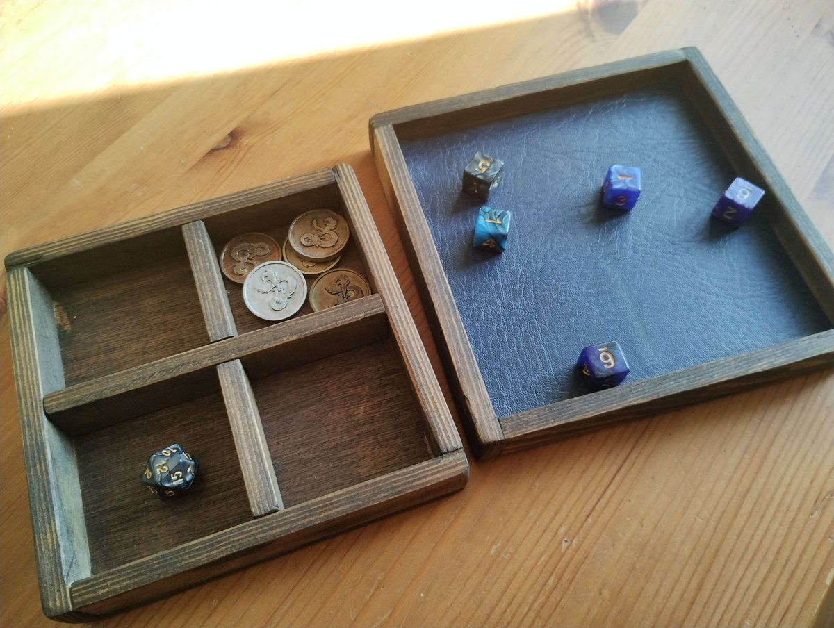 Check this out - one of our amazing members Jim has made this awesome dice tray featuring the RP Haven logo! 
Want to find out more about playing TTRPGs at our branches across the UK? Here’s our website: rphaven.co.uk
#ttrpg #gaming #dnd