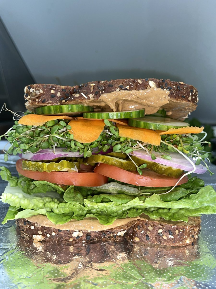 Veggie sandwiches 🥪 🌱🙌🥦🥬🍅