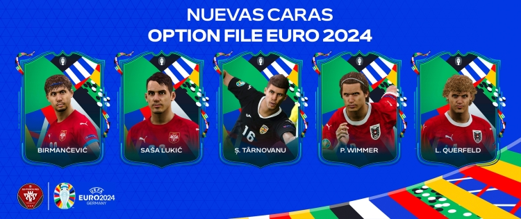 EditemosPES's tweet photo. ¡Descarga ya el Option File de la Eurocopa 2024 para PES 2021!!! ⚽🔥

🌍 24 equipos participantes + 9 de los playoffs
📋 Convocatorias actualizadas
🎮 Añadidas nuevas faces, kits, sponsors.

¡No te lo pierdas!
🔗 Más información: https://t.co/d0aeU4rXGW

#PES2021 #Euro2024 #OptionFile #EditemosPES
