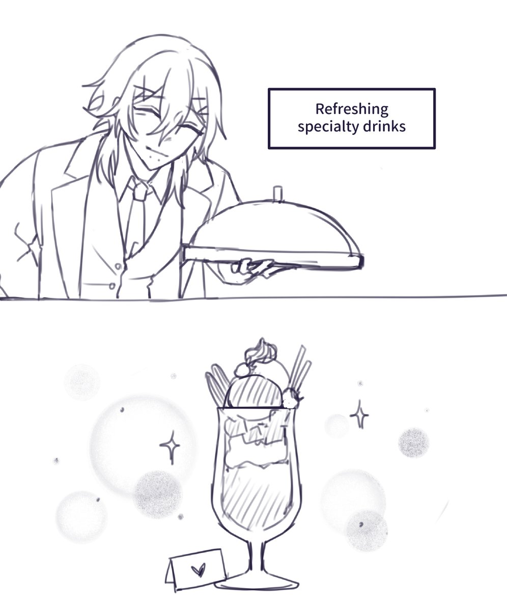 sanfangzhu58831's tweet photo. ✤ Butler Café ✤
📢Note📢
This comic has added its own ideas and settings
I've been obsessed with the "ASMRZ 잘자요 아가씨" MV lately, so I drew this comic _(:3 」∠ )_
#14dayswithyou #14dwy https://t.co/nKqdUgJqMZ
