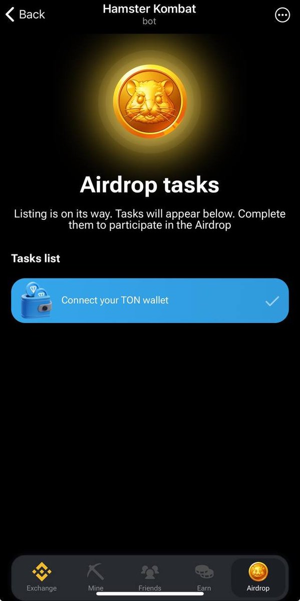 AirdropsKing01's tweet photo. ✅ #Hamster bot  #airdrop update 
☑️you can connect your $TON wallet now 

📌AIRDROP still ongion you can join now :
https://t.co/0pQiOKf6nU
✅join https://t.co/TAAwoDngS9 for more

#Airdrop #Binance #Bitcoin #eth #free #coin #crypto https://t.co/xwh6Zi0pNh