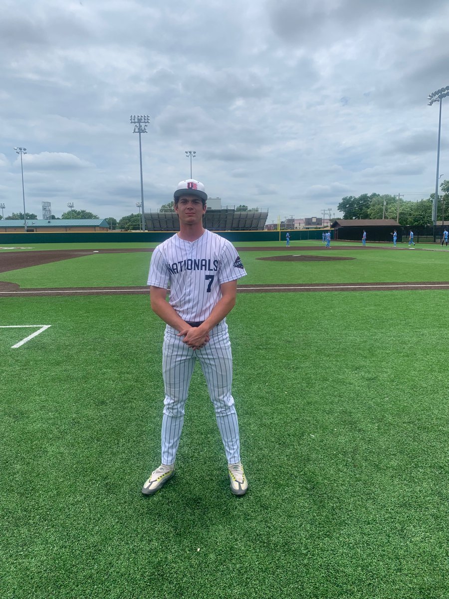Five Tool Oklahoma (@fivetoolok) on Twitter photo F: <a href="/natssouthplains/">US Nationals South Plains</a> 2027 6, Oklahoma Mavericks 1
PoG: <a href="/WilliamShughar1/">William Shughart</a> 7 IP, 5K, 1 ER F: <a href="/natssouthplains/">US Nationals South Plains</a> 2027 6, Oklahoma Mavericks 1
PoG: <a href="/WilliamShughar1/">William Shughart</a> 7 IP, 5K, 1 ER