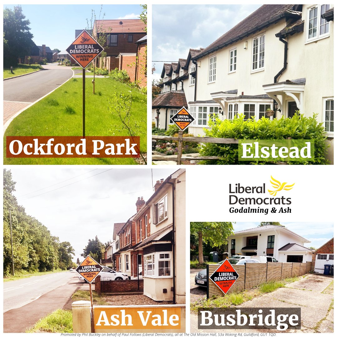 WaverleyLibDems's tweet photo. Two more pictures today!
Our beautiful orange diamonds are popping up everywhere in #GodalmingAndAsh & #FarnhamAndBordon
🔶Would you like a diamond outside your house? Order yours here: https://t.co/98cm35olLC
#GE2024 #UKGeneralElection #ThePositiveVote https://t.co/d0bKldo5je