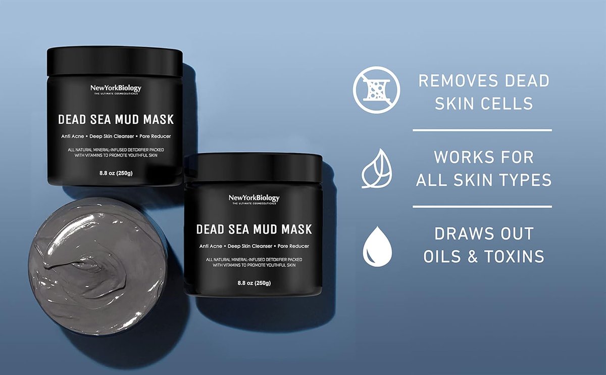 MdSorifuldms12's tweet photo. New York Biology Dead Sea Mud Mask for Face and Body - Spa Quality Pore Reducer for Acne, Blackheads
Limited time deal
$14.36 with 43 percent savings
Buy Now: https://t.co/s7seMBv2pR
#NewYorkBiology #DeadSeaMudMask #FaceAndBodyMask #SpaQuality #PoreReducer #AcneTreatment https://t.co/46OBTlbuf2
