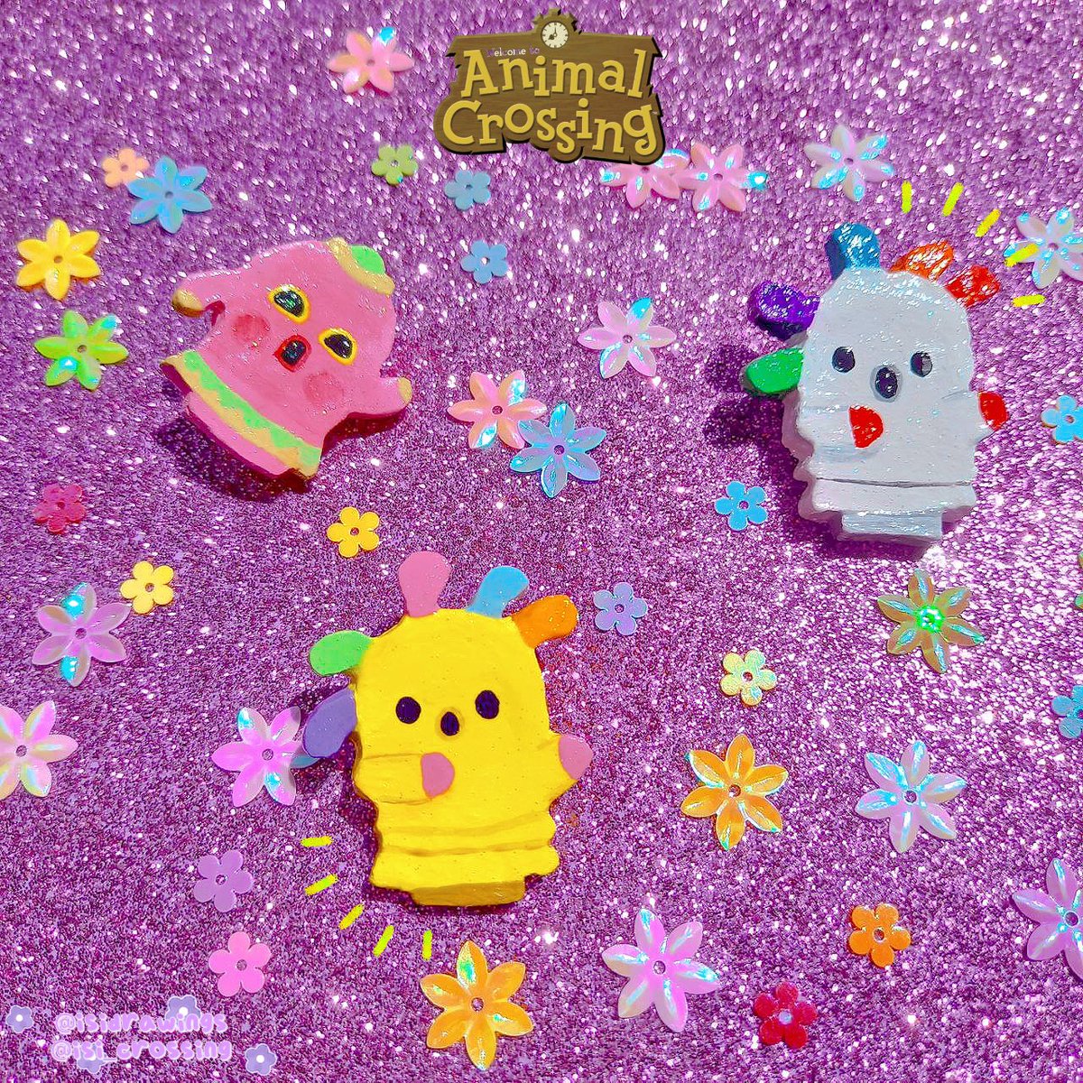 isidrawings's tweet photo. ๐ถ My first gyroid clay pins finally landed in my shopโSqueakoids & Xylophoid ๐ถ
I made just a few, but if they succeed, Iโll make more ๐ฅฐ
RT๐๐ป #kofishop #shopsmall #acnh #animalcrossing #gyroids https://t.co/T874KoKfz0