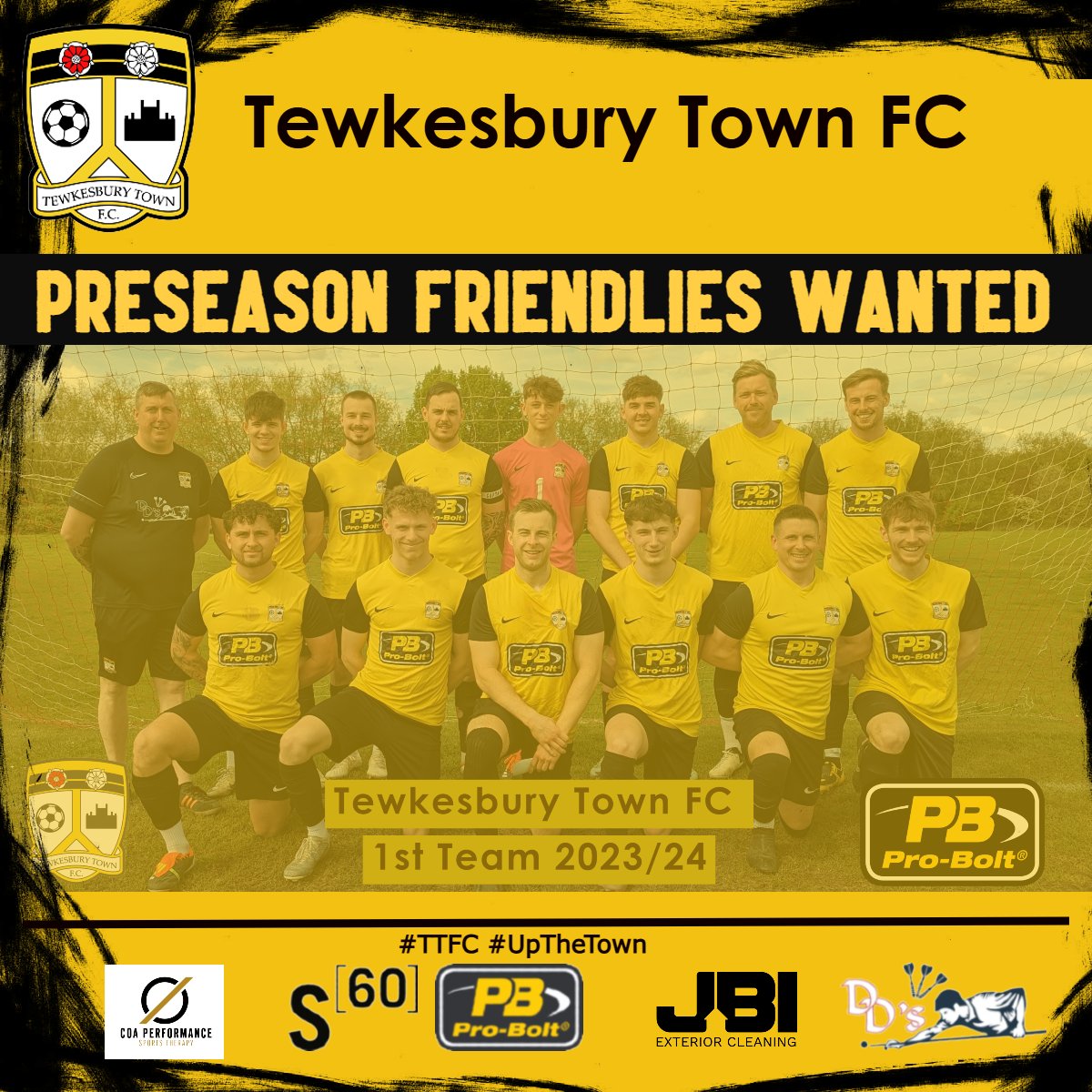 TewkesburyTown's tweet image. Our 1st team are looking to finalise a preseason schedule

We have free dates on
Saturday 29th June
Saturday 6th July
Saturday 13th July

Prefer teams of a Hellenic, County, or GNSL Div 1 equivalent
We will not be looking to play teams in our Division

We can host or travel