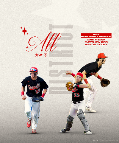 <a href="/CHS_CowboysBB/">Coppell Cowboys Baseball</a> would like to congratulate our Cowboys who were recognized with District 6-6A honors!

1st Team
Brodie Scott
Jake Garcia 

2nd Team
Michael Russell
Drew Minnick 
Joaquin Oaxaca
Jackson Floren

Honorable Mention
Aaron Colby
Matthew Orr
Cain Frosk