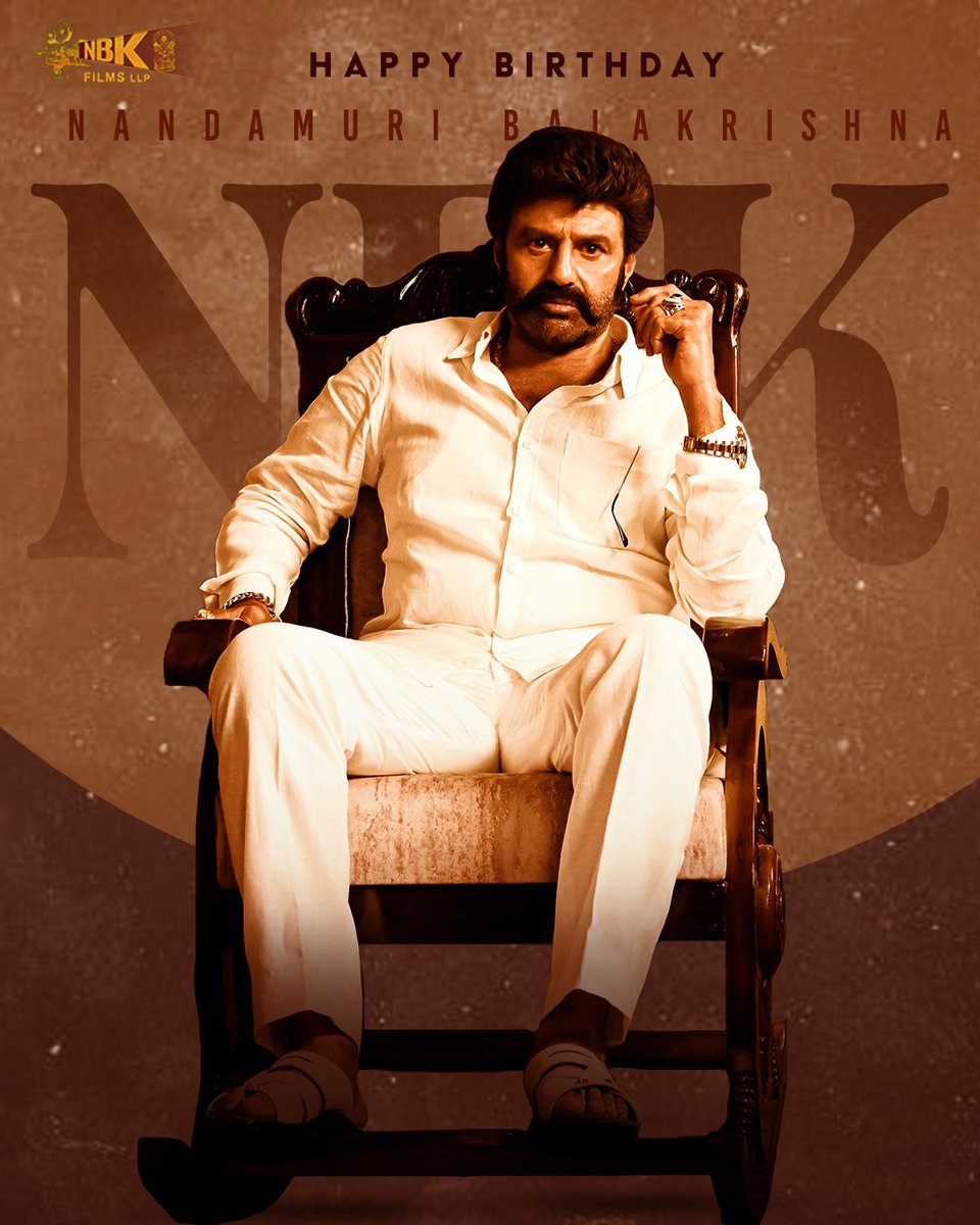 NBKFilms_'s tweet photo. Here’s wishing our dearest ‘Natasimham’ #NandamuriBalakrishna garu a very Happy Birthday ❤️
Keep inspiring us like you always do!

#HappyBirthdayNBK https://t.co/uAYEvnjAX4