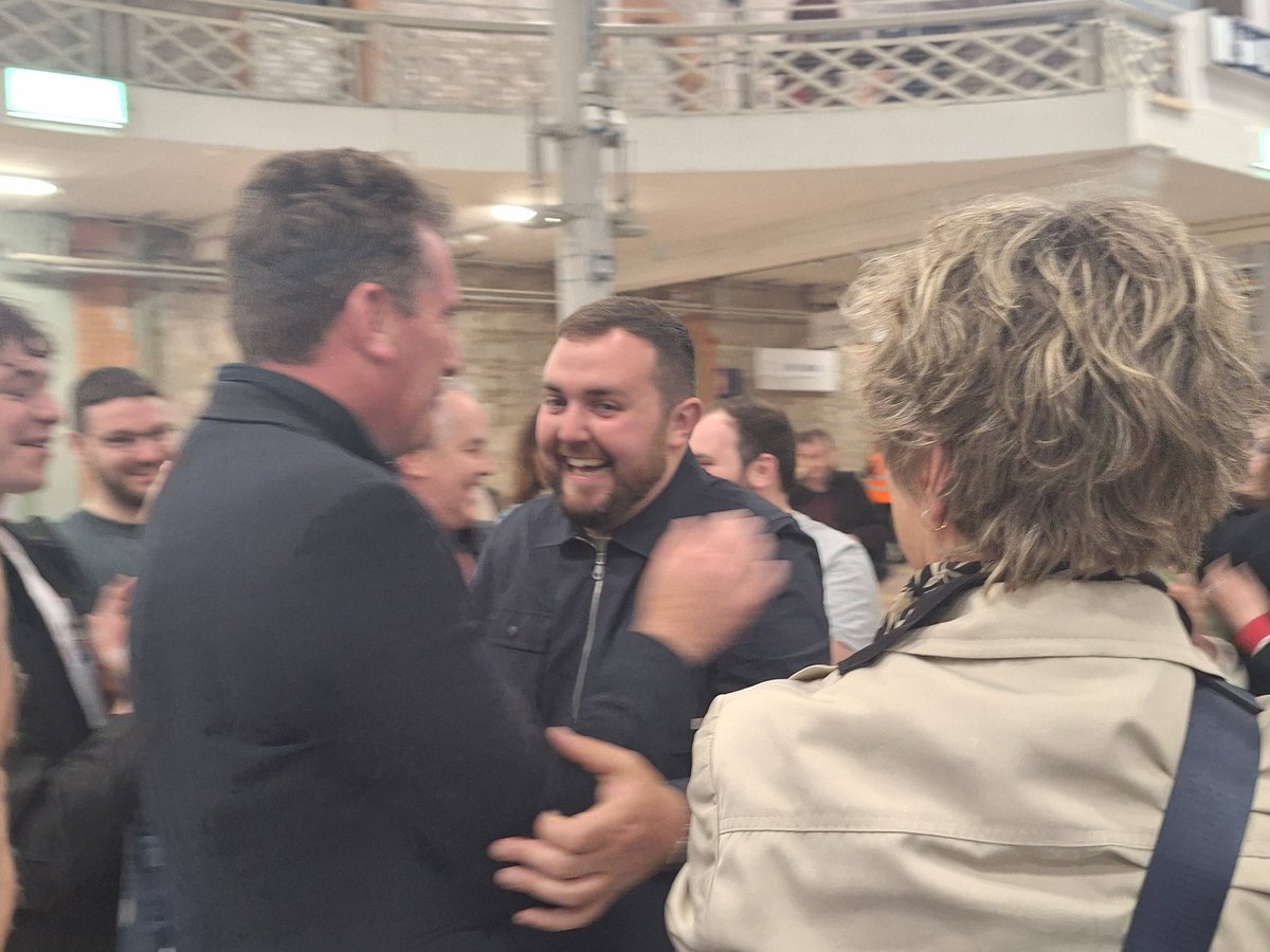 dublinpeople's tweet photo. Finally, a breakthrough in South-West Inner City. Darragh Moriarty wins for Labour #LE24 https://t.co/AG9gFcC6KI