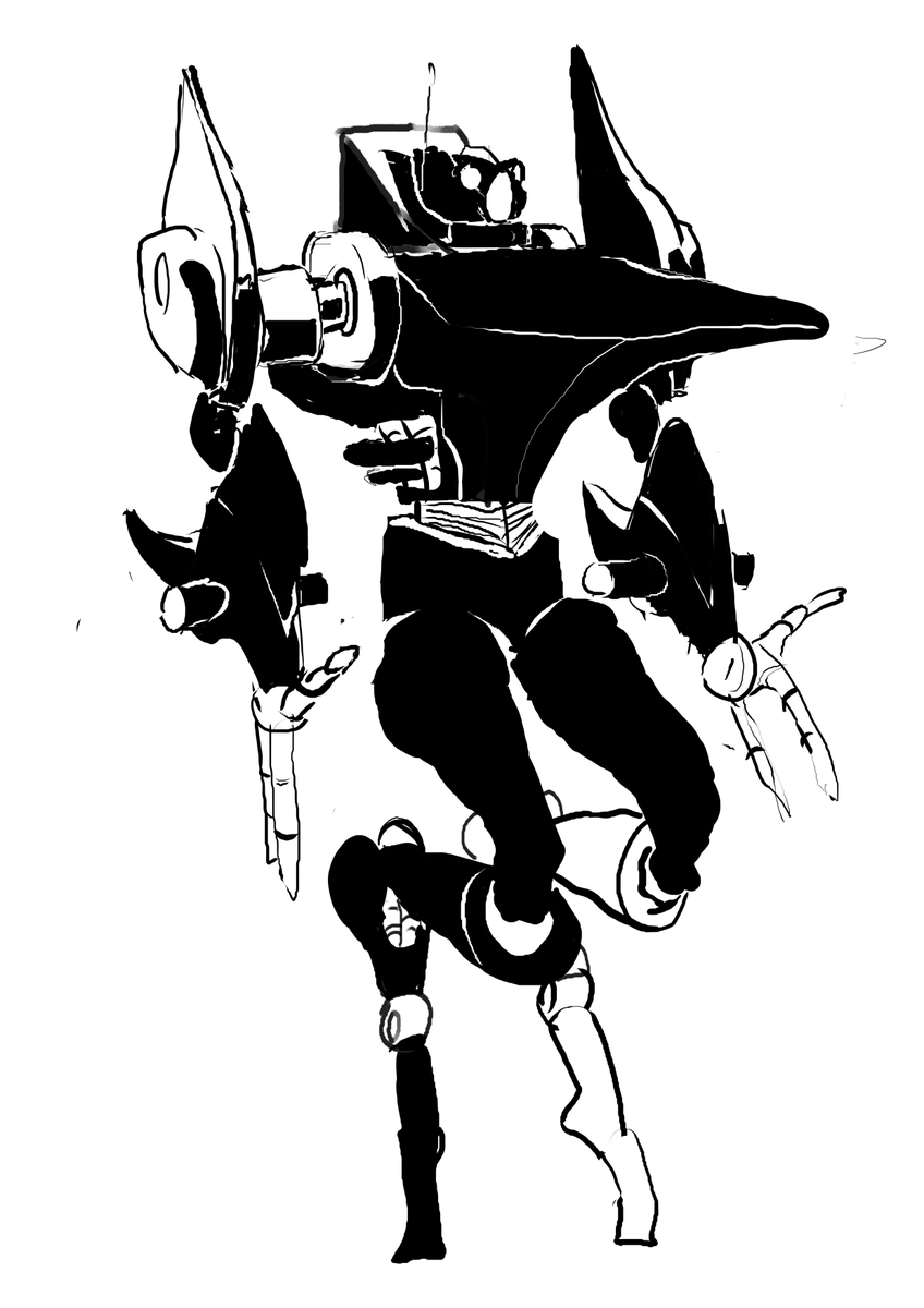 bbmercie's tweet photo. gamedev work ^^ some new concept art for the player's mech customization. i'll have some models to show later this week hopefully :3 https://t.co/Cbj8G0TEJN