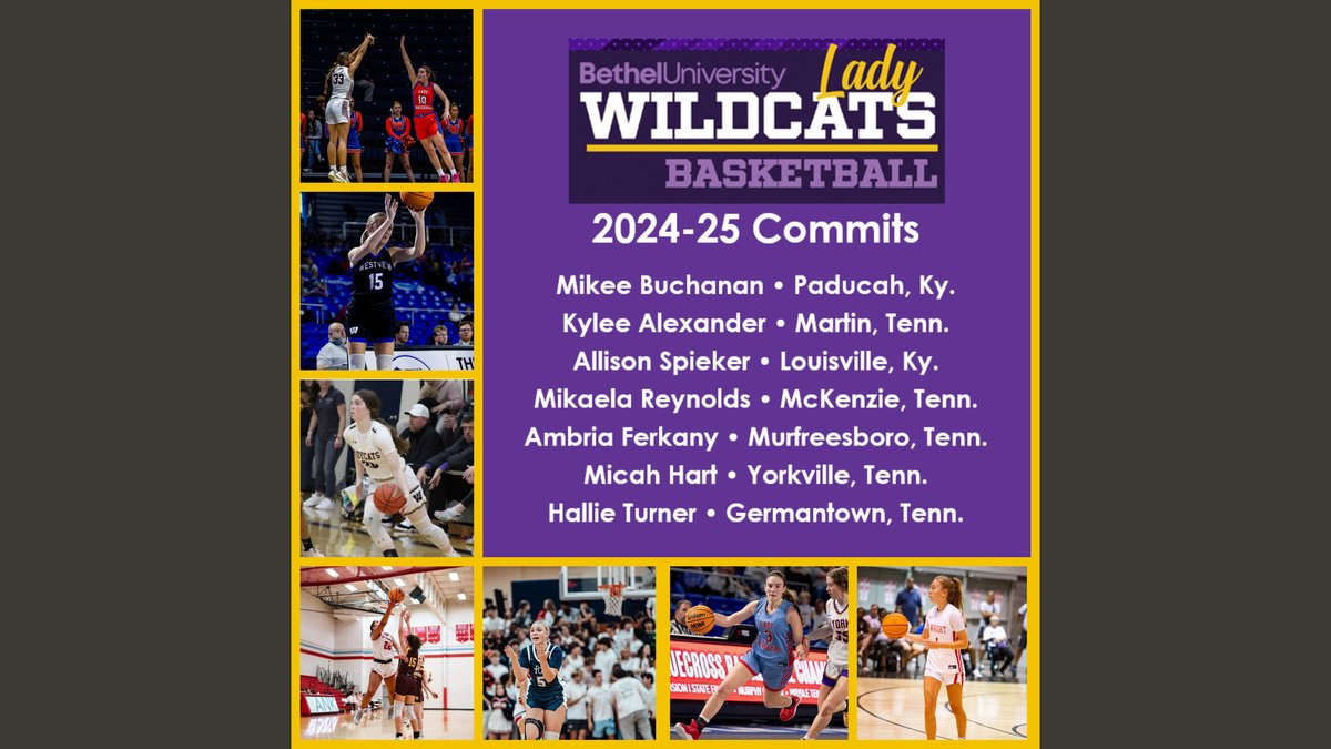 Lady Wildcats Release 2024 -25 Commits bethelathletics.com/sports/wbkb/20…