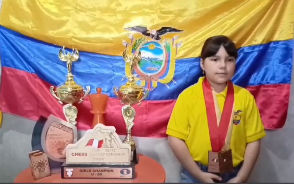 Nuestro talento 🇪🇨 Alma Palma, es la actual Campeona Mundial escolar sub9 (blitz). Alma tiene que representarnos en el próximo Campeonato Panamericano sub 10 que se realizará en Orlando-USA, en el mes de julio, pero lamentablemente el 03 de junio le negaron la visa.  Es
