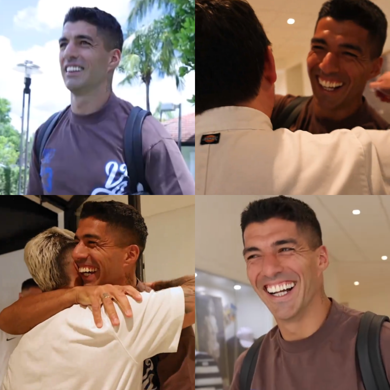 Invictos (@invictossomos) on Twitter photo La felicidad de <a href="/LuisSuarez9/">Luis Suárez</a> tras reportar a la quinta Copa América de su carrera profesional. Ya es campeón continental, ya es el máximo goleador histórico de su país y, con 37 años de edad, ya no tiene nada por demostrar. Pero la ilusión no la pierde nunca. Si Lucho sonríe, el La felicidad de <a href="/LuisSuarez9/">Luis Suárez</a> tras reportar a la quinta Copa América de su carrera profesional. Ya es campeón continental, ya es el máximo goleador histórico de su país y, con 37 años de edad, ya no tiene nada por demostrar. Pero la ilusión no la pierde nunca. Si Lucho sonríe, el