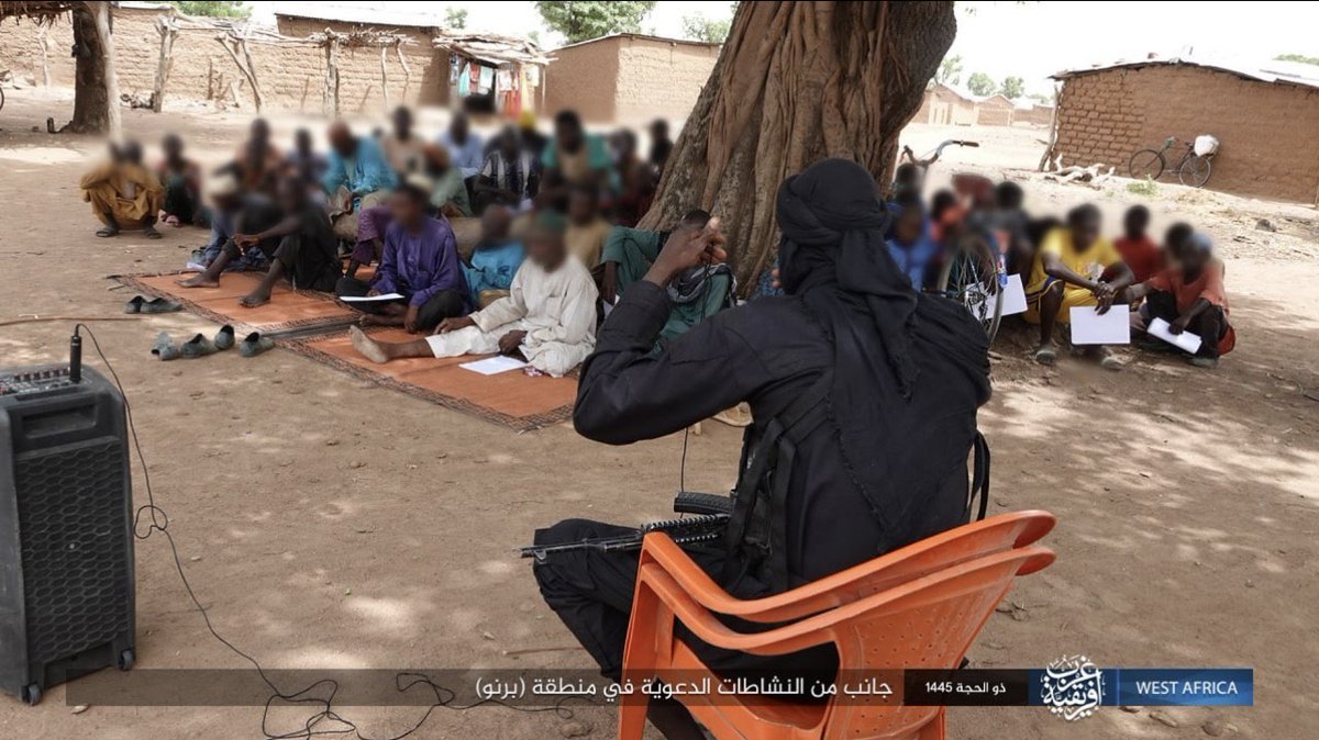SaharaReporters's tweet photo. ISWAP Terror Group Holds Public Meetings With Borno Residents To Recruit New Members, Stresses Plan To Have Separate Islamic Country | Sahara Reporters https://t.co/oatMBLjQyV https://t.co/SxhLEfE4wD