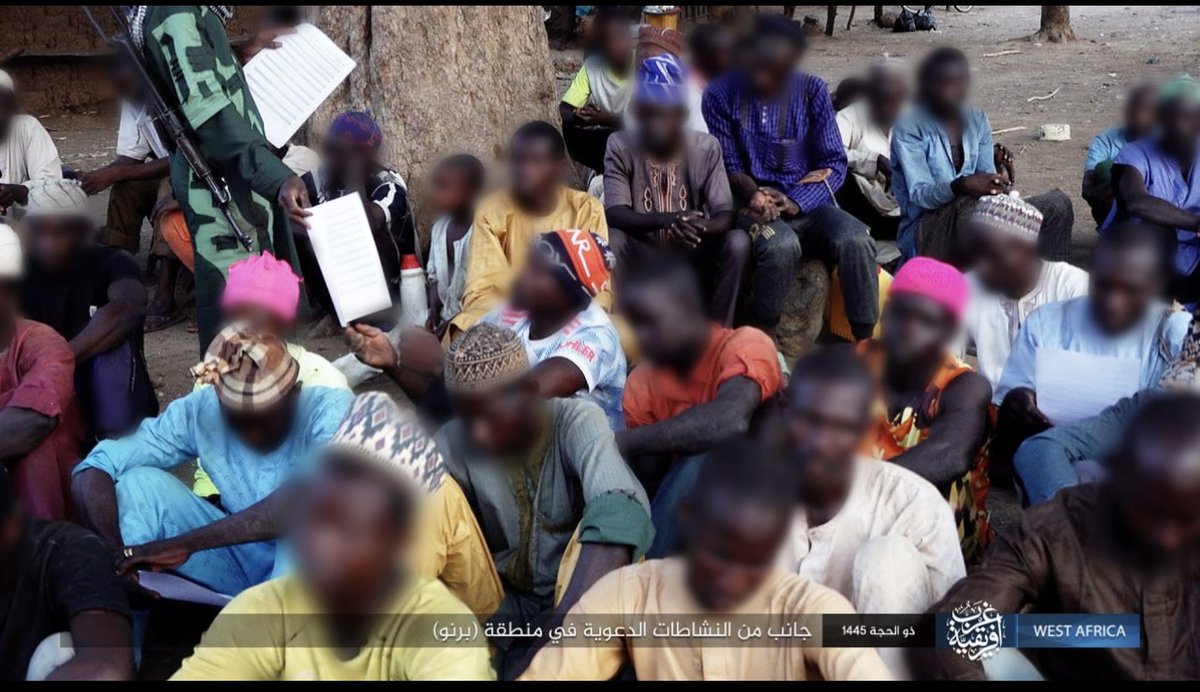 SaharaReporters's tweet photo. ISWAP Terror Group Holds Public Meetings With Borno Residents To Recruit New Members, Stresses Plan To Have Separate Islamic Country | Sahara Reporters https://t.co/oatMBLjQyV https://t.co/SxhLEfE4wD