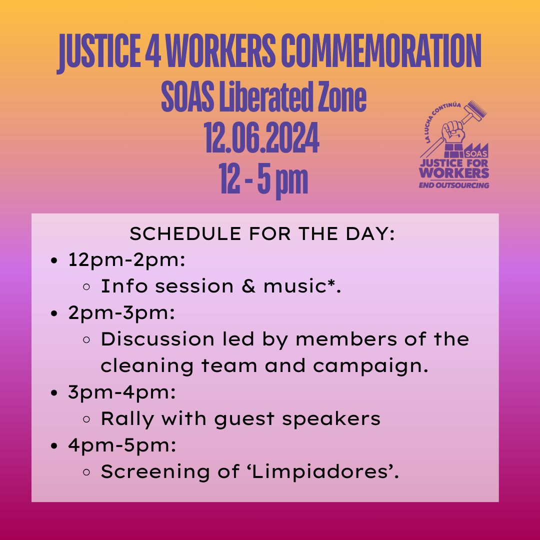 SOAS UNISON tweet media