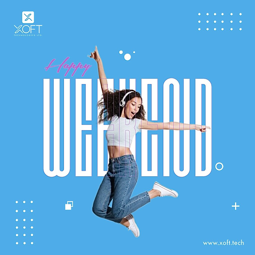 xoft_tech's tweet photo. Enjoy your weekend🤩
.
.
#xofttech #Abuja #weekend #lagos #tech #software https://t.co/g2Cmq3eRFq