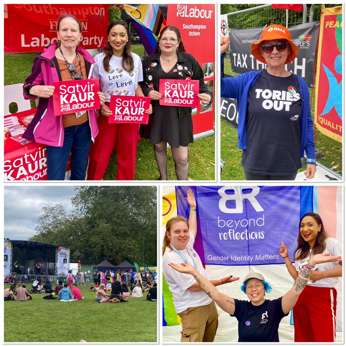 LabourSatvir's tweet photo. Huge thanks to Sarah for organising our #SotonLabour stall at #PrideInThePark - lots of families enjoying themselves and many wanting to talk politics!
Big shout out to great charity #BeyondReflections - if you’re struggling & need support, please contact https://t.co/aSKFlYKxyM https://t.co/drBLcPZ8Dd