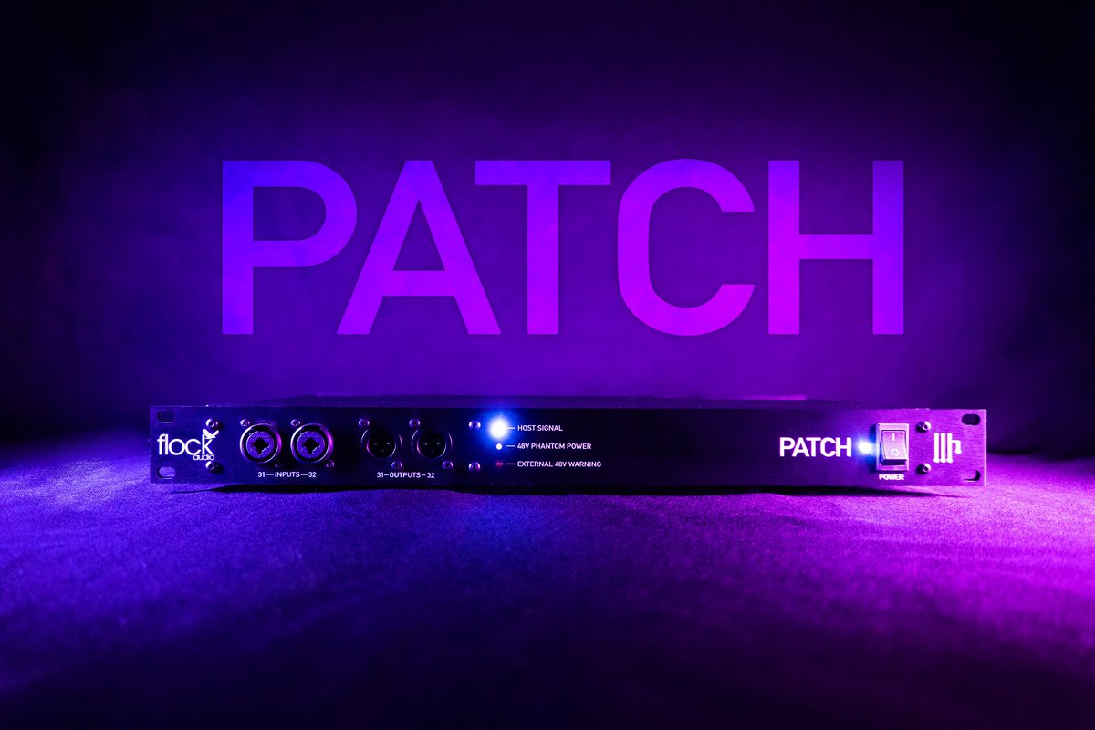 FlockAudio's tweet image. Unleash your Analog Creativity… with 𝗣𝗔𝗧𝗖𝗛 - - -
See why thousands of audio professionals and studios around the world are switching to the new standard of analog routing… The PATCH Series!
(flockaudio.com) 
- - - #patchbay #patchbays #RecordingStudio #AudioPro