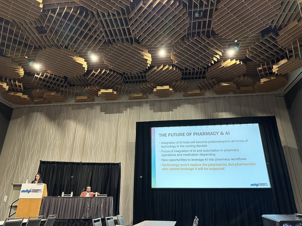And AI best practices &amp; limitations. Thanks again, Sara Stallworth! So nice to learn from you! <a href="/ASHPOfficial/">ASHP</a> <a href="/sefh_/">S.E.F.H</a> #sefhfutures24 #ASHP24