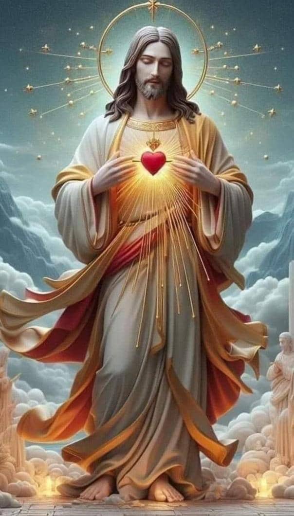 Por La Paz del mundo estamos pasando virtualmente al Glorioso y siempre Santo Corazón de Jesús, no lo retengas