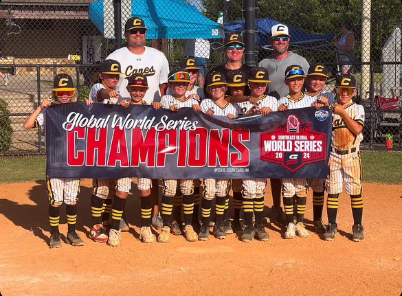 CanesSC864's tweet photo. What a weekend for the 9U 864 club! Global WS champions and have reeled off 11 straight wins!

@YouthCanes 
@TheCanesBB https://t.co/XH7sF8M5Ao