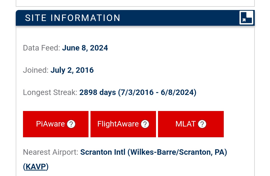 rjsincs's tweet image. God damn it. We have been without Internet since last night which is fine but it won&apos;t be fixed until tomorrow. There goes my #Flightaware #Adsb feeding streak that dates back to 2016. I dont think there is an easy way to hook up #piaware to my phone is there? Nearly 8 years gone