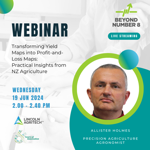 LincolnAgritech's tweet photo. Have you signed up for our webinar on turning yield maps into profit-&-loss maps for cropping farmers?? You won’t want to miss this! It’s this Wednesday at 2pm. Sign up now!
#profitandloss #farmmanagement #webinar #BN8 #BeyondNo8 #BeyondNumber8
https://t.co/KCsj8zxnas
# https://t.co/8vtRM4sFeR
