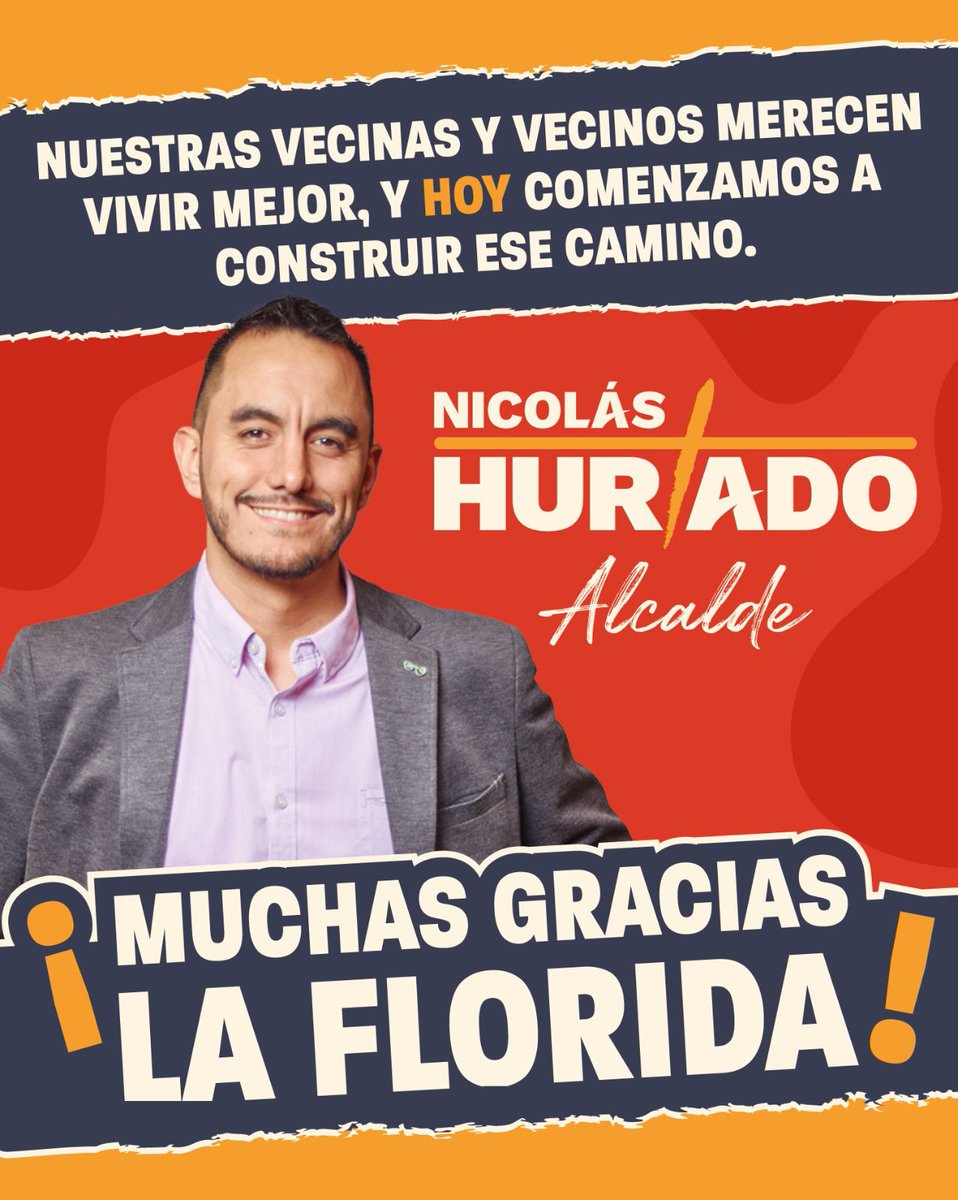 lolonsolmeme_'s tweet photo. Hoy comenzamos a construir este camino para alcanzar el buen vivir en #LaFlorida. 

Gracias a las y los floridanos que nos apoyaron y que creen que las personas deben estar en el centro sin excepción . 

Con este triunfo avanzamos en unidad, a disputar la alcaldía en octubre. https://t.co/DfmmIokWtE