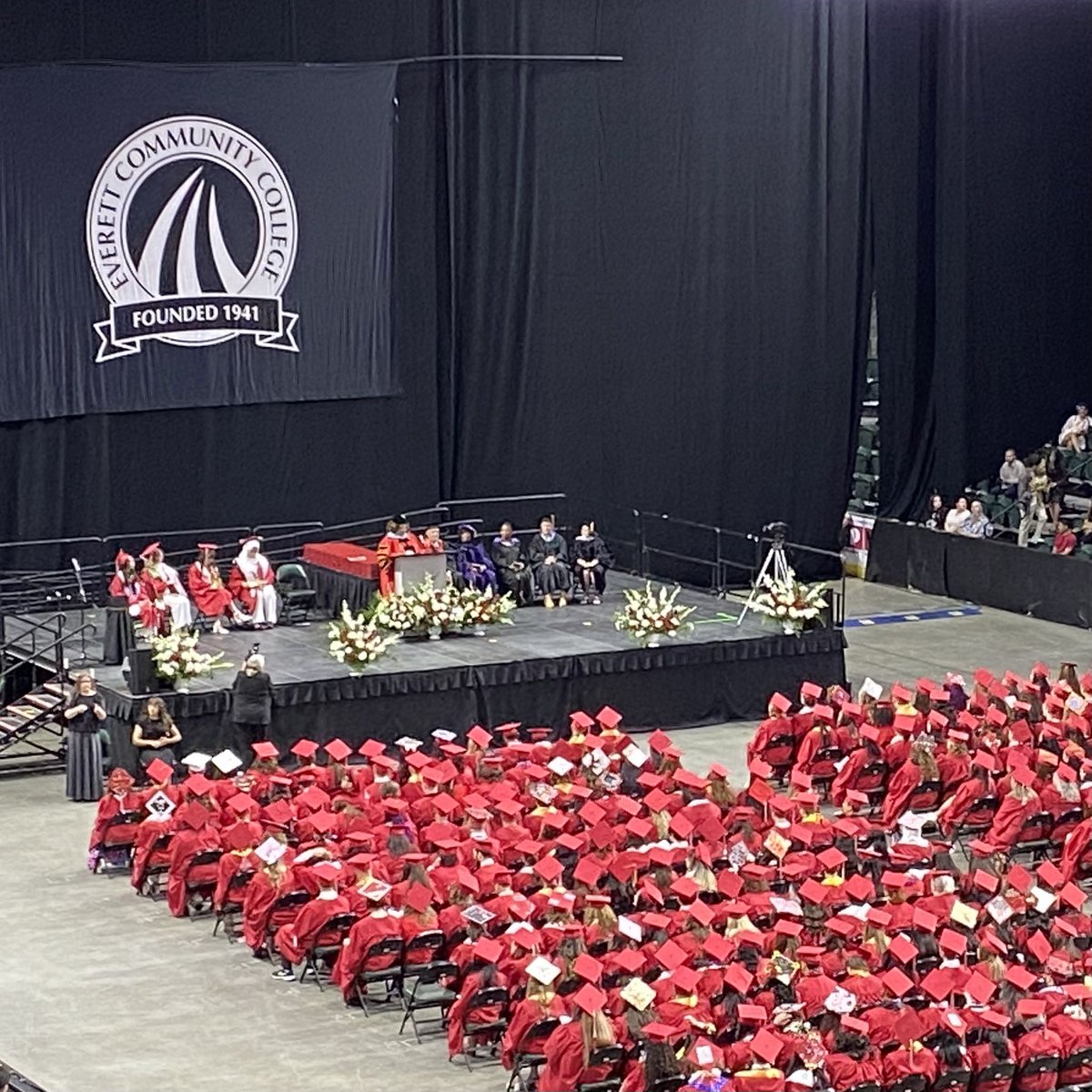 Graduates, you have persisted and persevered, and you’ve made it to this moment. Take this moment to reflect on your achievements here at EvCC. You made it. Congratulations to the class of 2024!