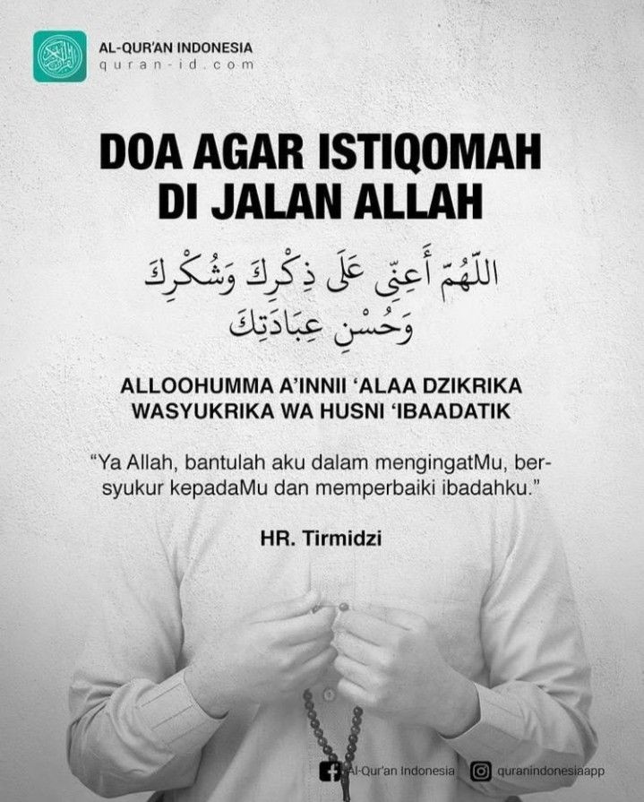 DiaraFathiya's tweet photo. Doa agar istiqomah di jalan Allah🤲 https://t.co/6aFHAoBjYq