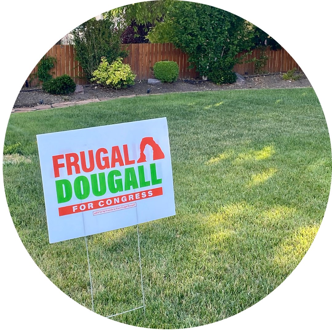 VoteFrugal's tweet photo. Let us know if you'd like a yard sign!
#utpol #utah #utahprimary #votefrugal https://t.co/kvrKvvCDDI