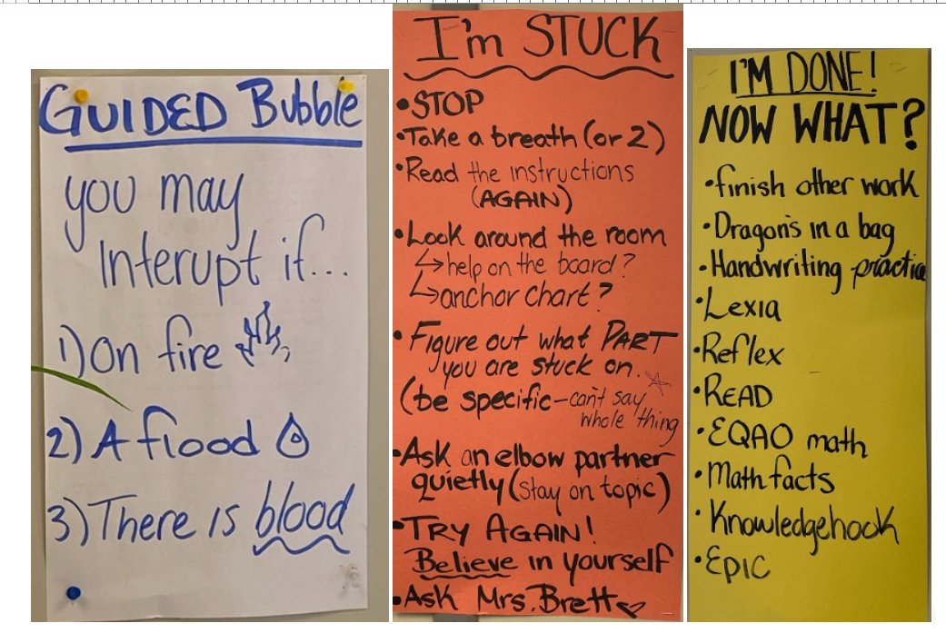 rhondahewer's tweet image. Such a pleasure for @wrdsb trustee @carla4ward8
and myself to visit Samantha Hutchison&apos;s G3 Tier 2 Math Intervention class to observe Ss rotating through targeted #smallgroupinstruction stations to help meet learning needs with operational sense
LOVE the anchor charts displayed: