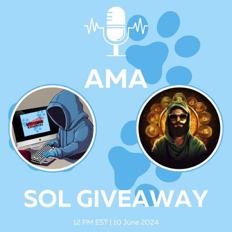 We are gonna be hosting an AMA with the <a href="/ACT/">ACT</a> family 🔥

Come find out what’s going on with Jonny and hear the Alpha 💯

Be sure to join the TG 
t.me/ACTLounge

We are going to be giving away some Sol to active listeners! 💰

12pm EST tomorrow June 10th! 🗓️
