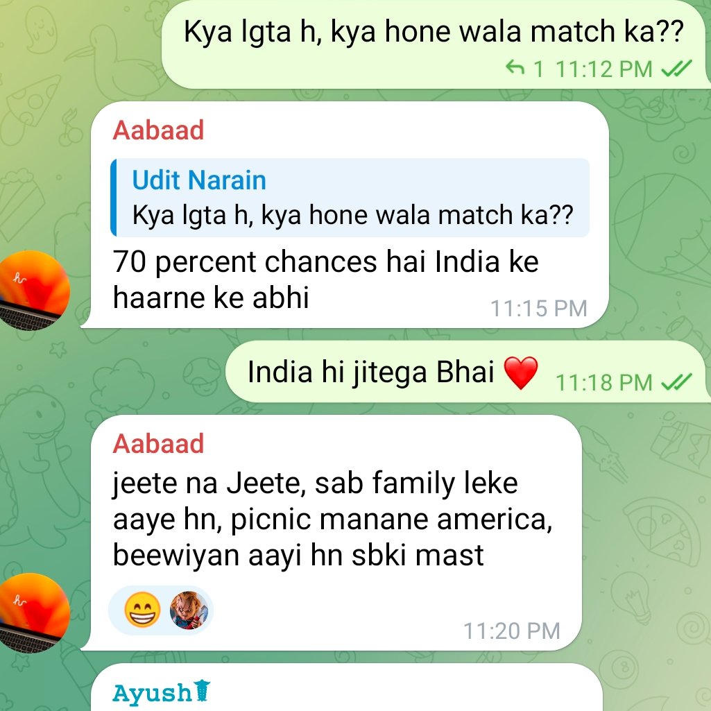 narain_udit's tweet photo. Never lose hope...🤞
Miracle do happens...💕
If you do your work honestly.

India wins...❤️

#INDvsPAK https://t.co/4cOjJf0txp