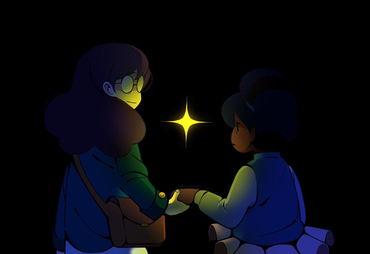 honeyd3wblue's tweet photo. We’ll be okay. 

(Batty and Mel belong to @utksofficial!)
#Undertale #UndertaleAU https://t.co/5lemyLv2L5