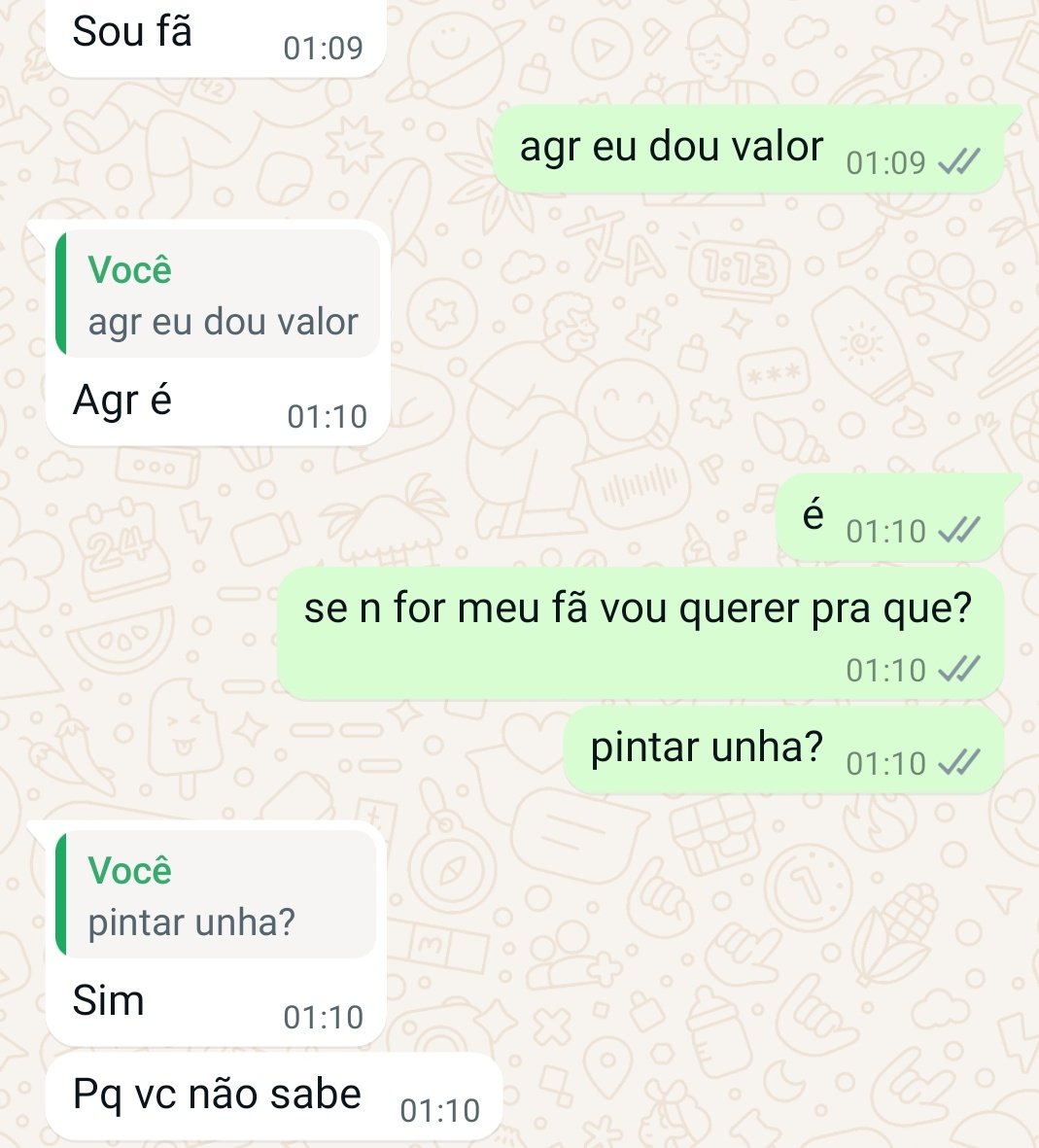 o pov homens: